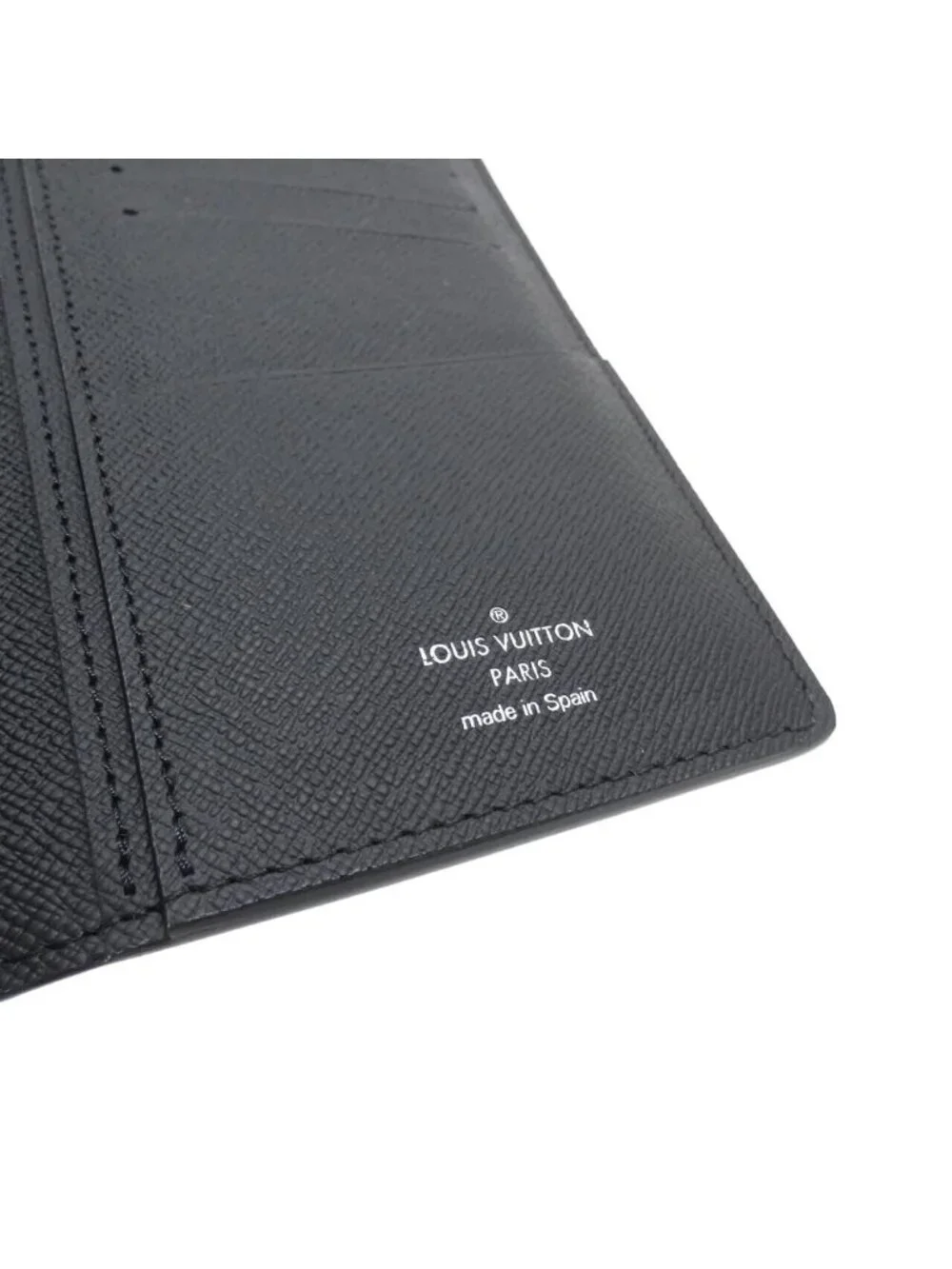 Louis Vuitton Monogram Eclipse Portefeuille Brazza Wallet